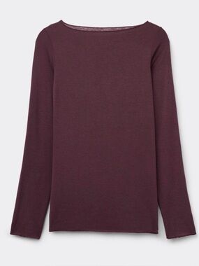 Intimissimi Boat Neck Modal Cashmere Ultralight Top